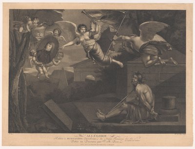 Allegorie op Napoleon I Bonaparte door Victor Marie Picot