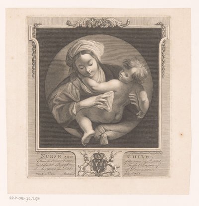 Vrouw met kind door Victor Marie Picot
