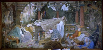 Doornroosje door Victor Mikhailovich Vasnetsov
