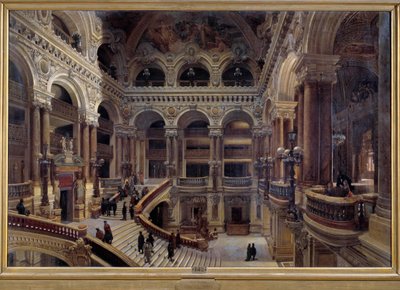 Opening van de Opera van Parijs in 1880 door Victor Navlet