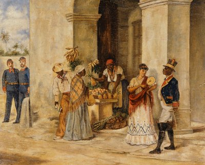 Een Lokale Scene, 1888 door Victor Patricio Landaluce