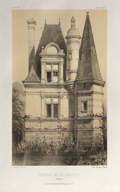 Château de La Sauloye (Mayenne) door Victor Petit