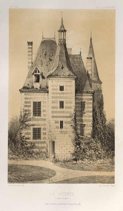 La Vicomté (Saône et Loire) door Victor Petit