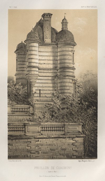 Pavillon De Chaumont (Saône et Loire) door Victor Petit
