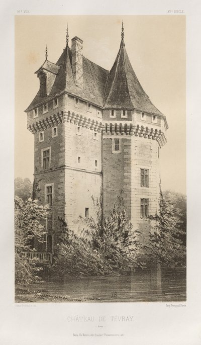 Château de Tévray (Eure) door Victor Petit