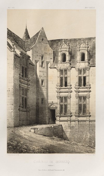 Château de Bernesq (Calvados) door Victor Petit