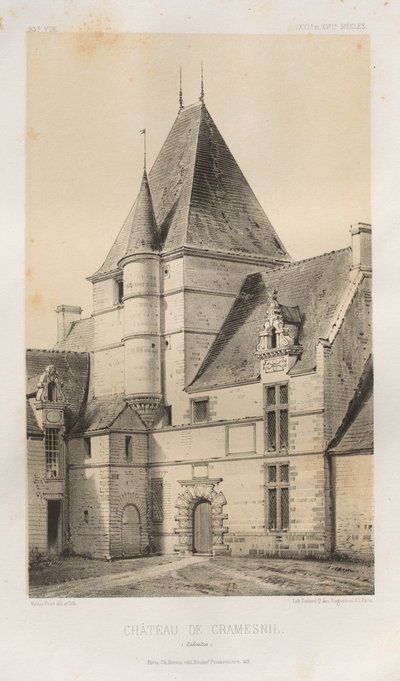 Château de Cramesnil (Calvados) door Victor Petit