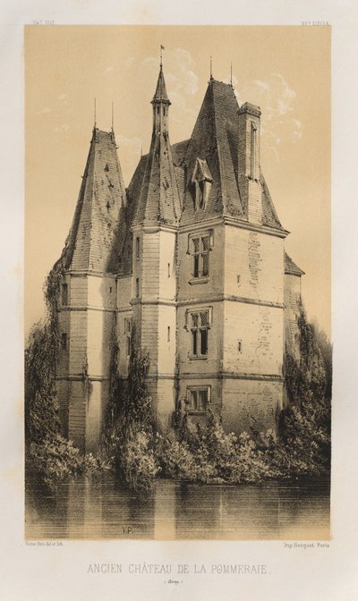 Ancien Château de la Pommeraie (Aisne) door Victor Petit