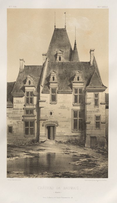 Château de Baumais (Calvados) door Victor Petit
