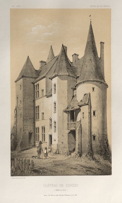 Château de Chassy (Saône et Loire) door Victor Petit