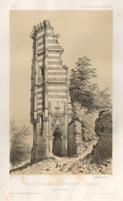 Toren van het kasteel van Montfort-l