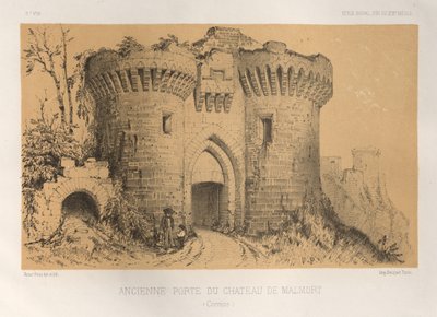 Ancienne Porte Du Chateau De Malmort (Correze) door Victor Petit