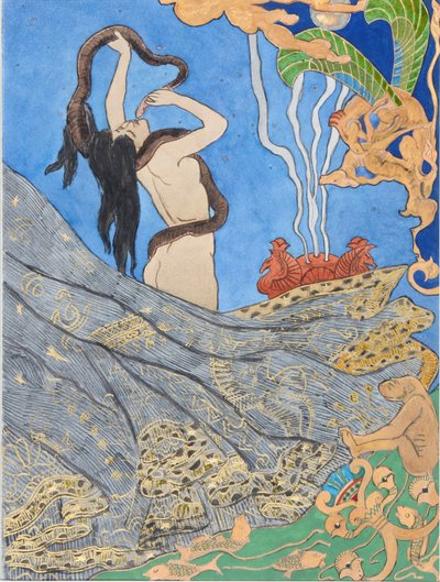 Illustratie bij Salammbô van Gustave Flaubert door Victor Prouvé