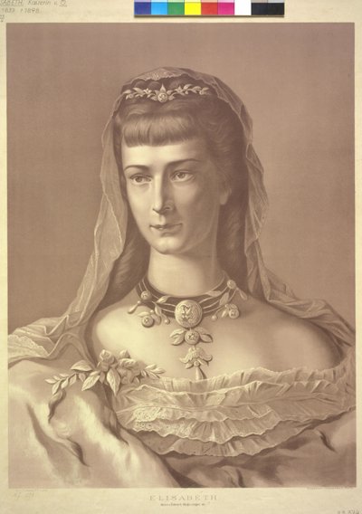 Keizerin van Oostenrijk Elisabeth door Victor Tilgner