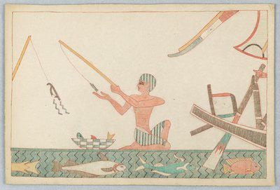 De Kleine Vis en de Visser, Illustratie voor Aesopus