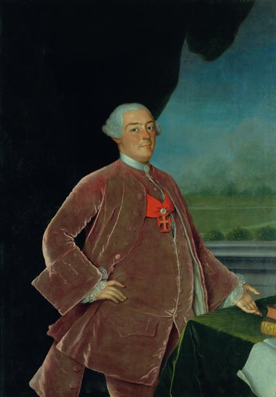 Portret van Infante Pedro (toekomstige koning Pedro III) door Vieira Lusitano