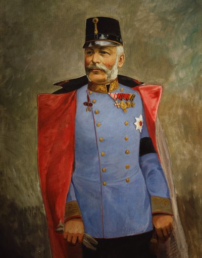 Aartshertog Friedrich, Hertog van Teschen, ca. 1916 door Vienna Nedomansky Studio
