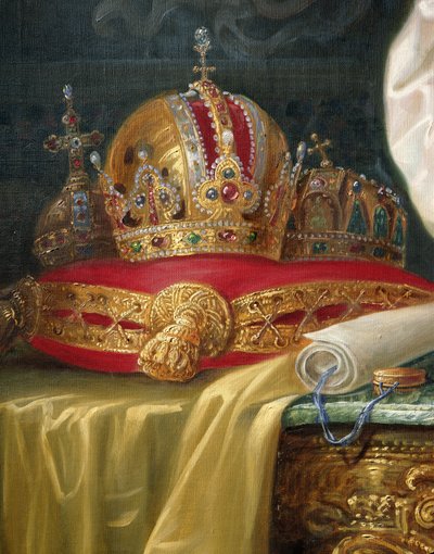 Detail van Franz Joseph I van Oostenrijk, ca. 1916 door Vienna Nedomansky Studio