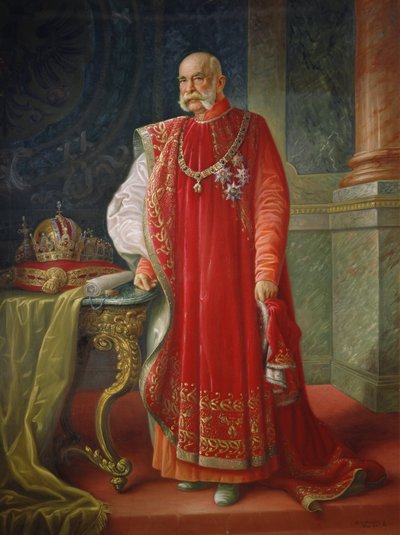 Franz Joseph I van Oostenrijk, ca. 1916 door Vienna Nedomansky Studio