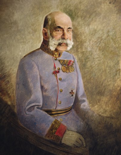 Franz Joseph I van Oostenrijk, ca.1916 door Vienna Nedomansky Studio