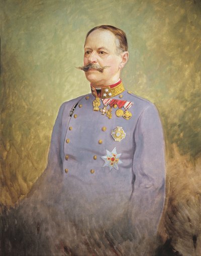 Generaal Alexander Freiherr von Krobatin, c.1916 door Vienna Nedomansky Studio