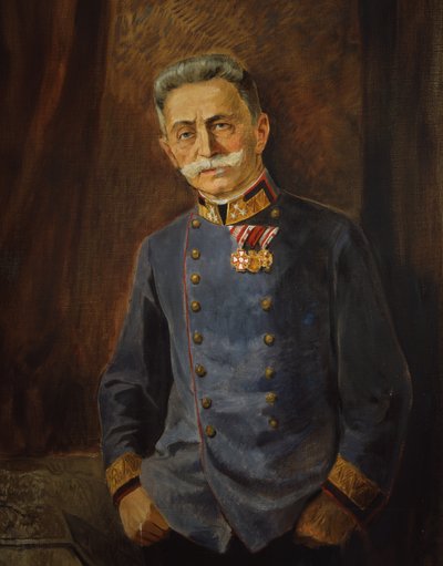 Generaal Franz Graf Conrad von Hotzendorf, ca. 1916 door Vienna Nedomansky Studio
