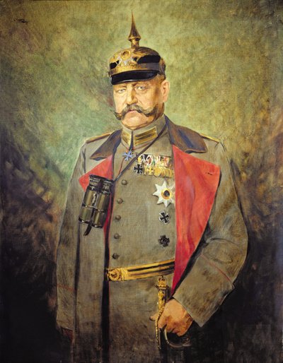 Generaal Paul von Hindenburg, c.1916 door Vienna Nedomansky Studio