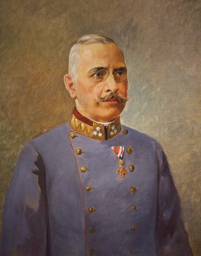 Generaal Viktor Dankl von Krasnik, ca. 1916 door Vienna Nedomansky Studio