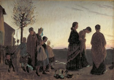 Bevestigingszondag. Dragør door Viggo Johansen