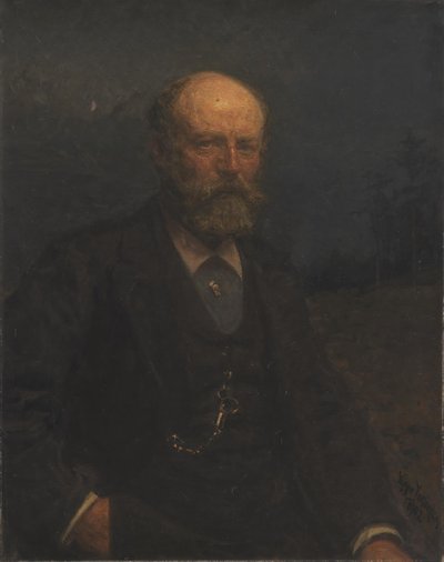 Zelfportret door Viggo Johansen