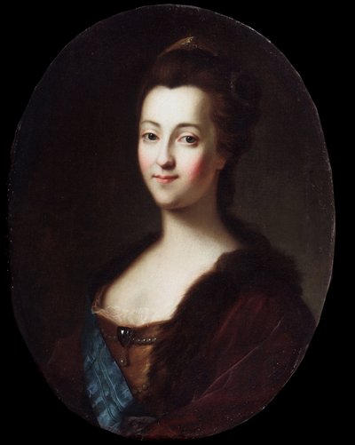 Portret van keizerin Catharina II van Rusland door Vigilius Erichsen