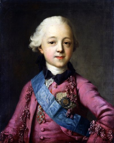 Portret van Groothertog Pavel Petrovich 1754-1801 door Vigilius Erichsen
