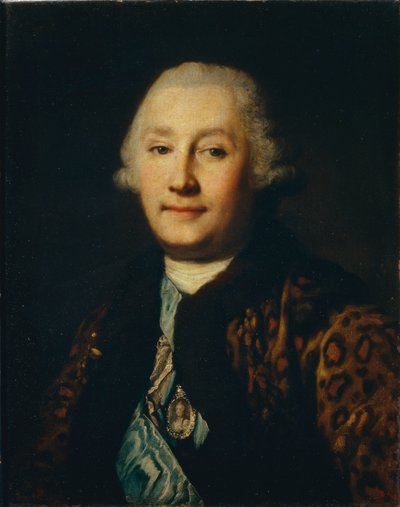 Portret van graaf Grigory Grigoryevich Orlov 1734-1783 door Vigilius Erichsen