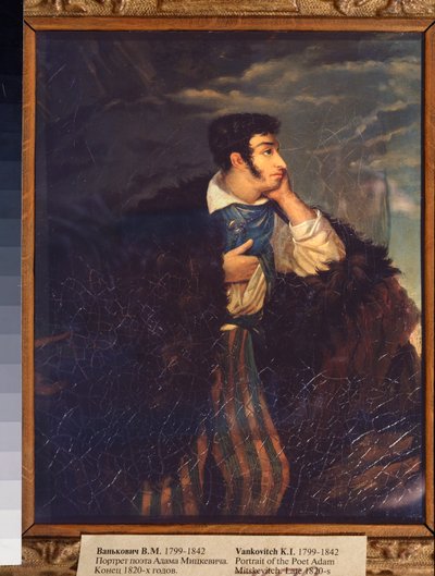 Portret van de dichter Adam Mickiewicz door Vikenti Melkhlorovich Vankovich