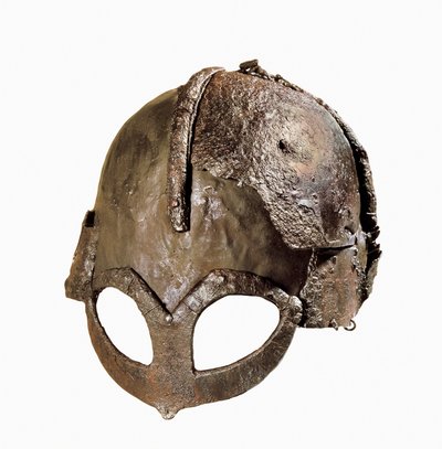 Vikinghelm Gjermundbu, gevonden in Ringerike, Noorwegen door Viking Viking