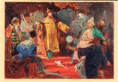 Tsaar Ivan III (de Grote) door Viktor Andreyevich Simov