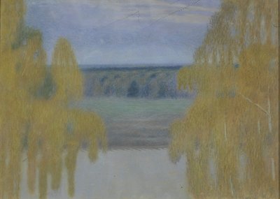 Herfst door Viktor Elpidiforovich Borisov Musatov