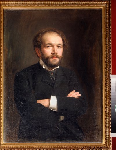 Portret van de componist Nikolai Medtner door Viktor Karlovich Stemberg