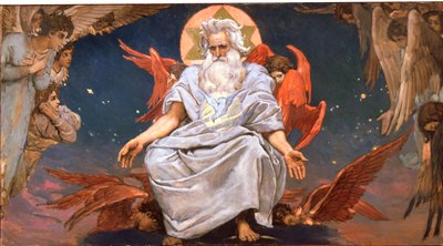 God de Vader, 1885-1896 door Viktor Mikhaylovich Vasnetsov