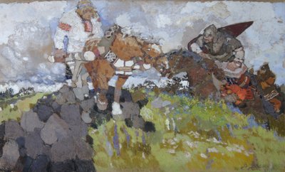 Mikula Selyaninovich, 1917 door Viktor Mikhaylovich Vasnetsov