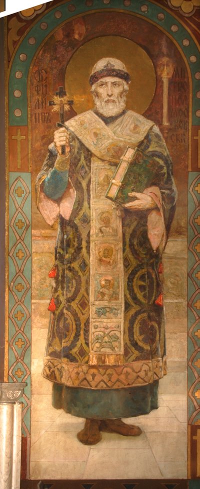 Sint Filippus, Metropoliet van Moskou door Viktor Mikhaylovich Vasnetsov