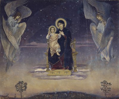De Maagd, 1901 door Viktor Mikhaylovich Vasnetsov