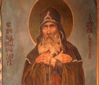 Eerwaarde Theodore, Prins van Ostrog, de Wonderdoener van de Kiev Grotten door Viktor Mikhaylovich Vasnetsov