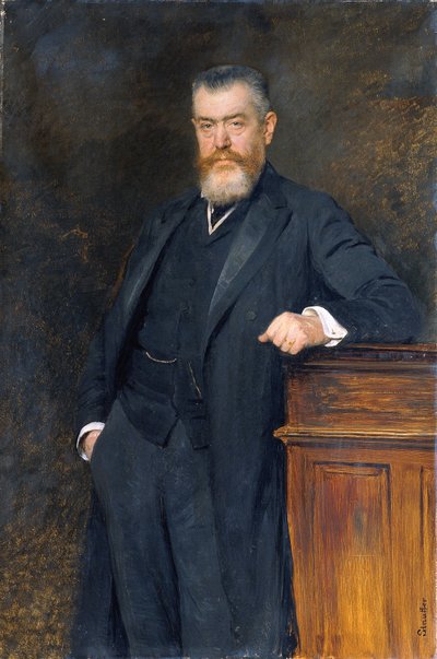 Minister van Onderwijs Dr. Gustav Marchet door Viktor Stauffer