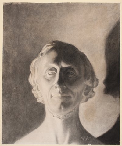 H.W. Bissens portretbuste van H.C. Andersen door Vilhelm Hammershøi