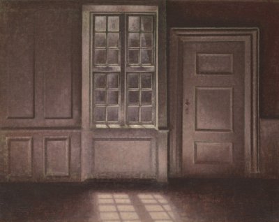 Maanlicht, Strandgade 30, 1900-1906 door Vilhelm Hammershøi