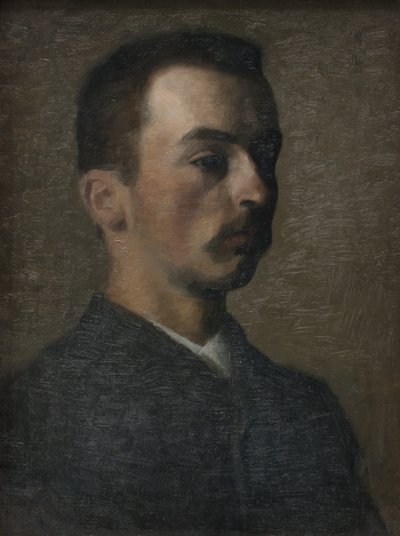 Zelfportret door Vilhelm Hammershøi