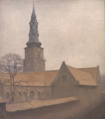 Sint-Pieterskerk, Kopenhagen door Vilhelm Hammershøi