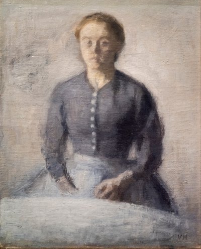 Portret van Ida door Vilhelm Hammershoi
