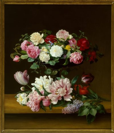 V.J.Hoyer, Bloemenstilleven door Vilhelm Julius Hoyer